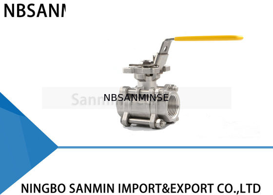 CF8M línea de alta presión hidráulica uso del tubo de agua del gas de aceite del acero inoxidable SS316 del EXTRANJERO de la vávula de bola de 1 pulgada 1000psi