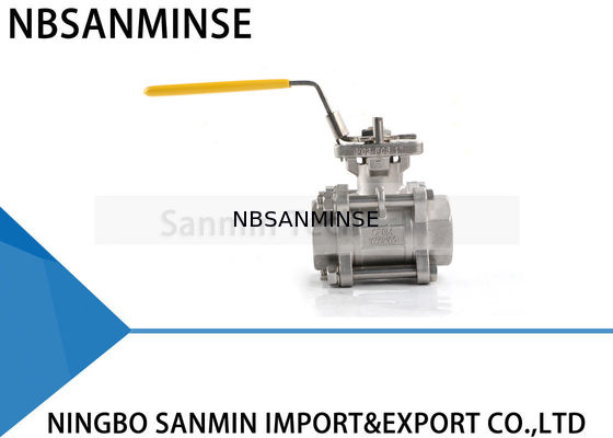 CF8M línea de alta presión hidráulica uso del tubo de agua del gas de aceite del acero inoxidable SS316 del EXTRANJERO de la vávula de bola de 1 pulgada 1000psi