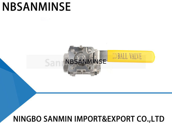 CF8M línea de alta presión hidráulica uso del tubo de agua del gas de aceite del acero inoxidable SS316 del EXTRANJERO de la vávula de bola de 1 pulgada 1000psi