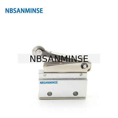 MOVIMIENTOS de NBSANMINSE 1/8 selección mecánica del empuje del rodillo de la válvula de aire del control neumático de la válvula del hilo de G para la máquina Autom del paquete