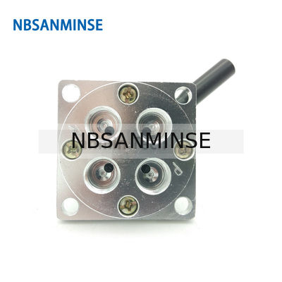 Hilo manual neumático mecánico de G 1/4 de la válvula de la válvula del dibujo de la válvula de transferencia de la mano de NBSANMINSE K34R6 G1/4”