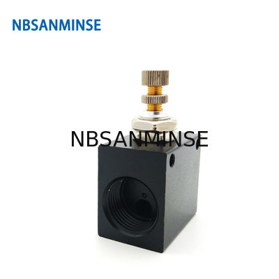 NBSANMINSE ASC G1/8 1/4 3/8 flujo neumático de la válvula de aire de la válvula de control de flujo de la precisión del 1/2 que ajusta temperatura normal