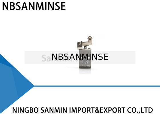 Cadena de producción neumática de la automatización de la válvula del rodillo de Mechnical del aire de la manera de NBSANMINSE R-3-M5 2/3