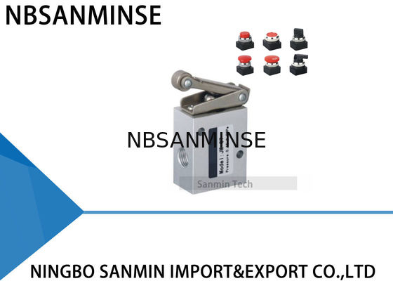 Tipo neumático de tres vías de dos posiciones mecánico de la parada de la válvula mecánica de la serie 1/4 de JM de la válvula de válvula reguladora de la válvula de cierre de la válvula