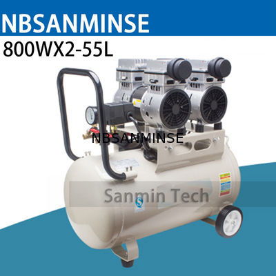 800WX2 - uso casero de trabajo AC220V de mini de aire 55L del compresor de Oilless madera muda de alta presión del diseño de alta calidad