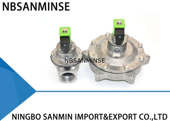 QD-Z 3/4 1 1-1/2 2 Pulgadas Válvula de chorro de pulso Colector de polvo Válvula de diafragma de doble sello Tipo SBFEC