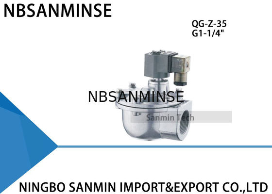 Válvula solenoide Sanmin QG-Z-15 76S Presión de válvula de chorro de pulso 0.3MPa - 0.6MPa Aplicación de cámara de filtros a prueba de polvo Tipo GOYEN