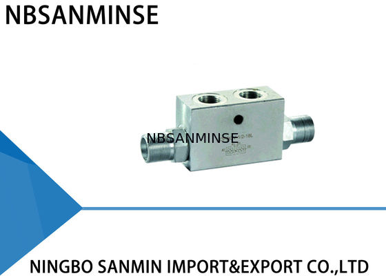 Acero de carbono hidráulico de funcionamiento dual de la válvula de control de DPOCV Polit