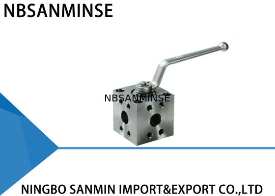 Bola hidráulica ValveWith SAE Flange Industry Engineer de 3 maneras