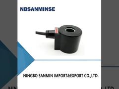 16431 Bobina de electroválvula tipo plomo CC 18 vatios Potencia normal Color negro