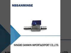 Válvula neumática de alta temperatura con mini bola de 1/8