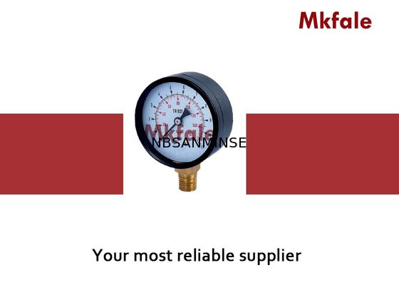 Caso de acero G/NPT/otro de presión del acero inoxidable de SMTB del negro líquido del indicador hilo