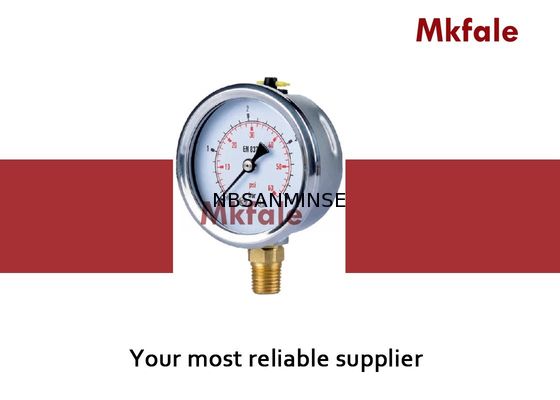 Indicador de presión líquido de la conexión de una pieza de SM1SP con el caso prensado